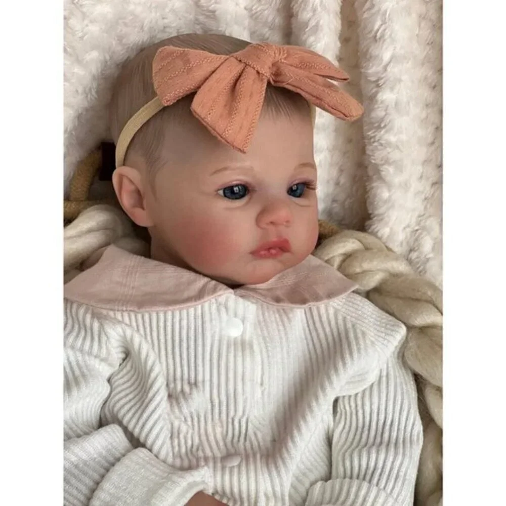 RXDOLL Realistic Reborn Baby Dolls Girl Silicone  19 Inch Newborn Baby Doll
